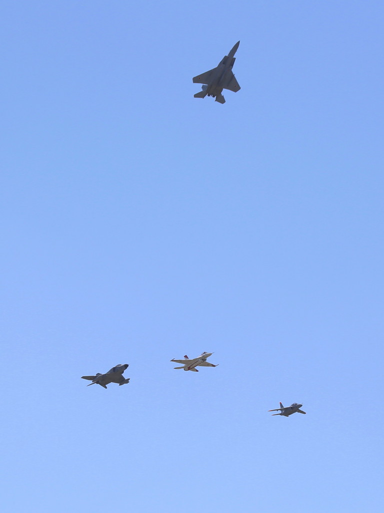 岐阜基地殉職者慰霊祭、慰霊飛行 