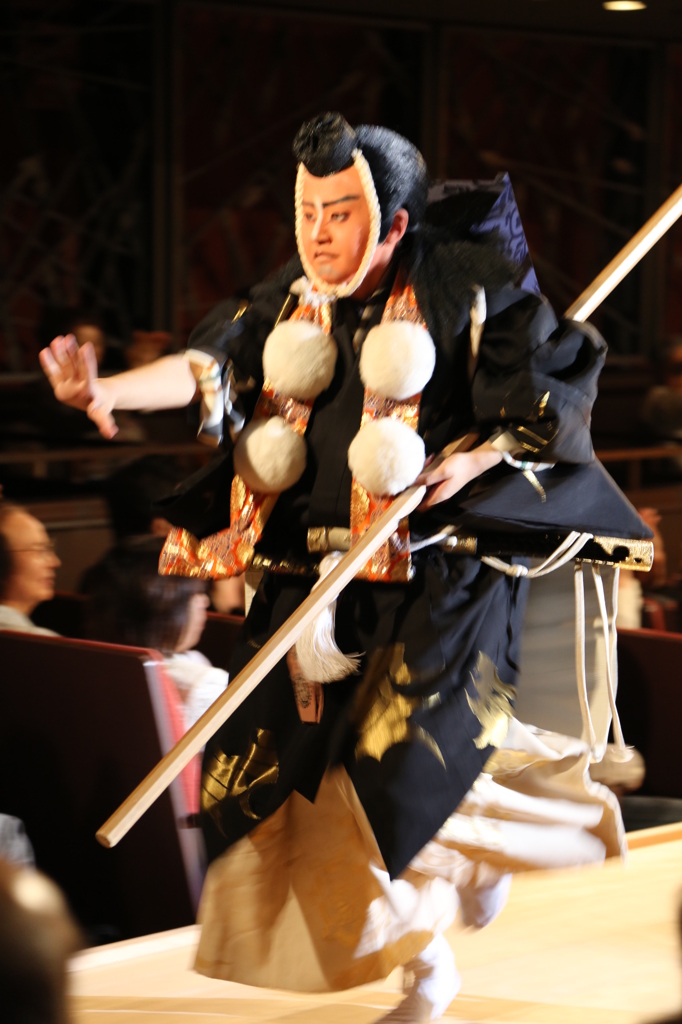 よっ、弁慶。