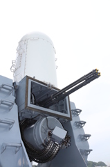 やまぎりCIWS（ファランクス）正面