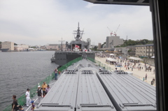 やまぎり艦橋から