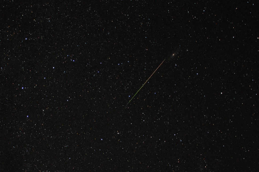 ペルセウス座流星群。（平成25年）２