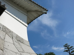 城門を見上げて