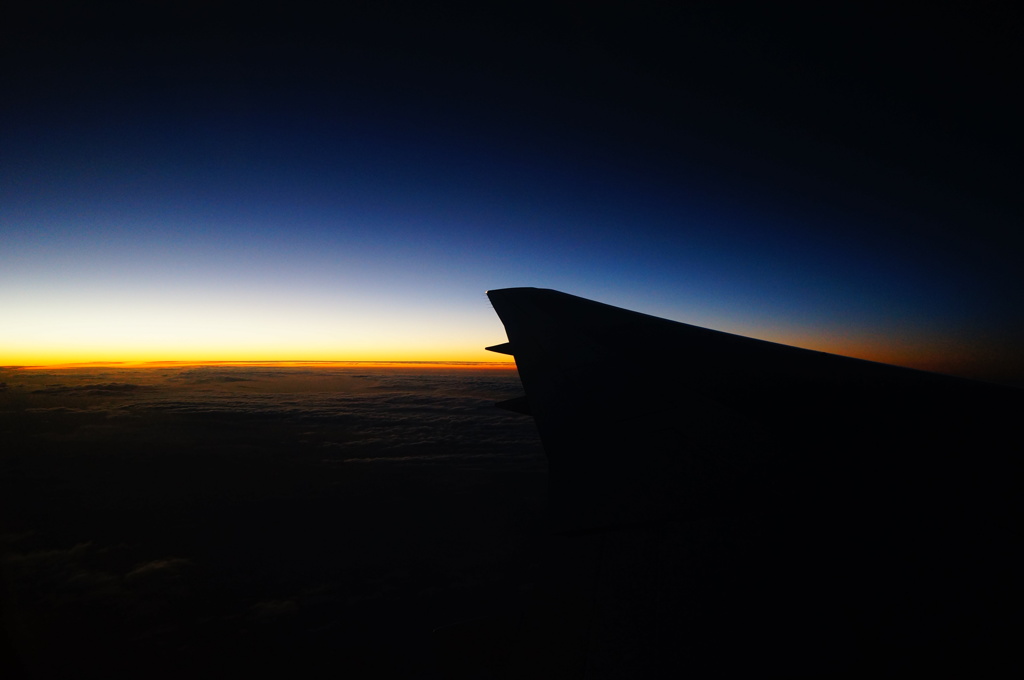 飛行機からの絶景