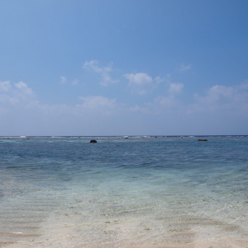 海の色