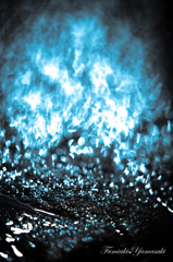 Blue flame