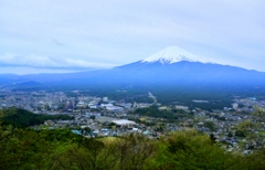 天上山から見る富士山