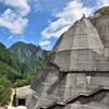 黒部ダムにて。