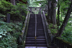 榛名神社にて。