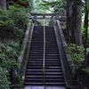榛名神社にて。