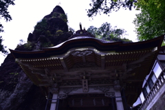 榛名神社にて。