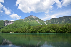 上高地にて。