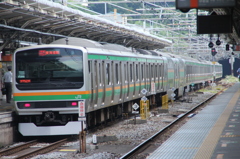 熱海駅にて　E231系