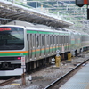 熱海駅にて　E231系