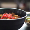 牛丼のある風景