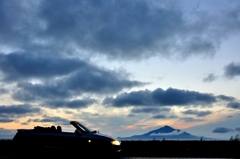 早秋の利尻富士にて