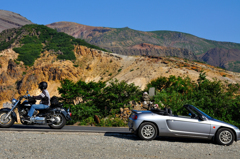 標高1,400のオープン散歩