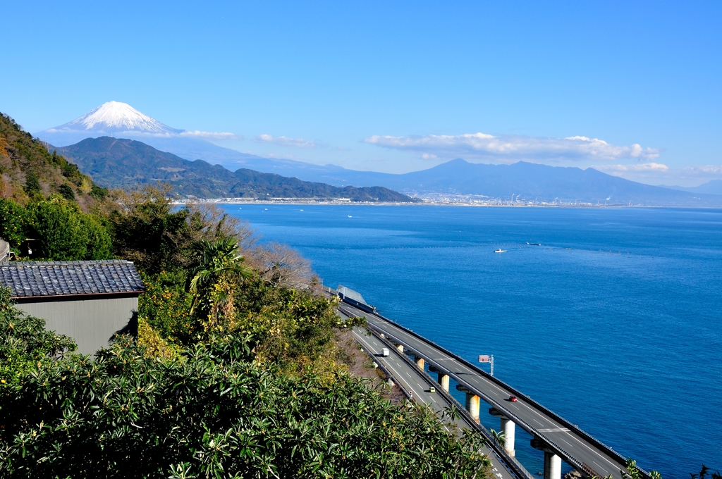 薩埵峠にて