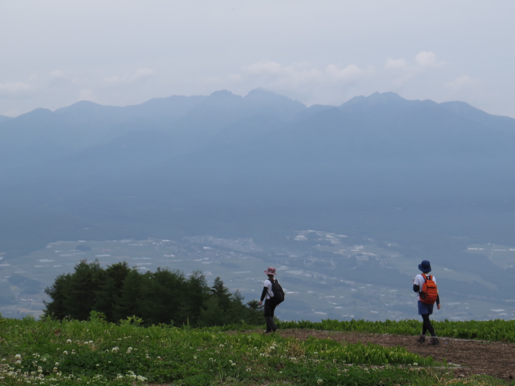 八ヶ岳を望む