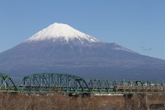鉄橋と富士