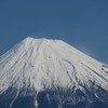 雪の富士山