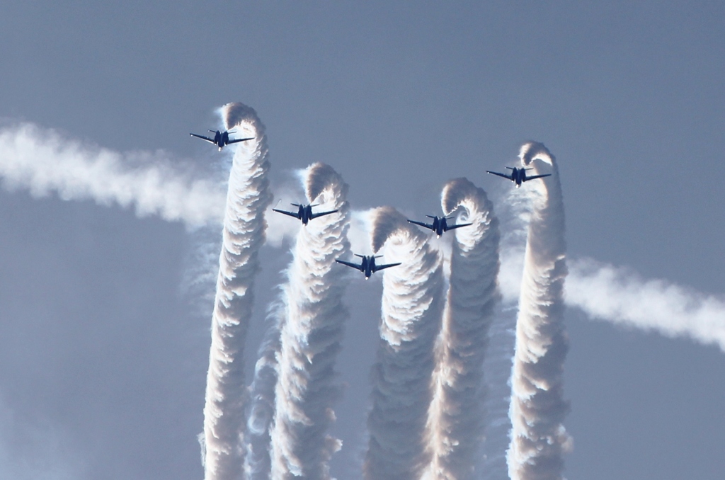 航空ショー (高跳びクリア)