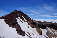 快晴の剣ヶ峰