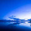 宍道湖の夜明け