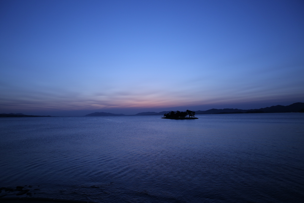 宍道湖の小焼け