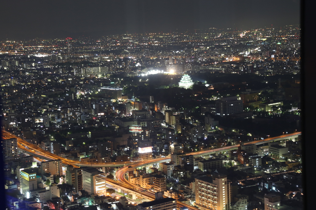 名古屋の夜景ーミッドランドスクエア展望から４
