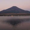 富士山　山中湖の夜明け１