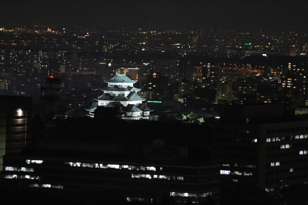 名古屋の夜景～名古屋城