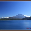 本栖湖の富士山