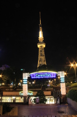 名古屋の夜景～テレビ塔１　心霊写真？