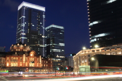 東京駅の夜景１