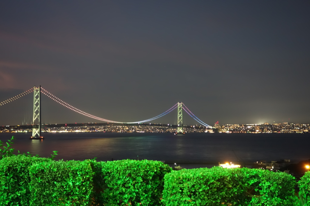 明石海峡大橋（夜景）