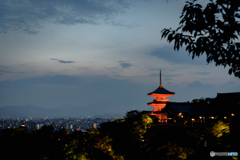 清水寺　本堂と三重塔