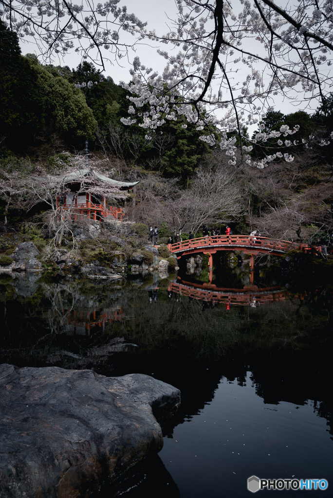 春の醍醐寺　弁天堂