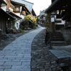 宿場の朝