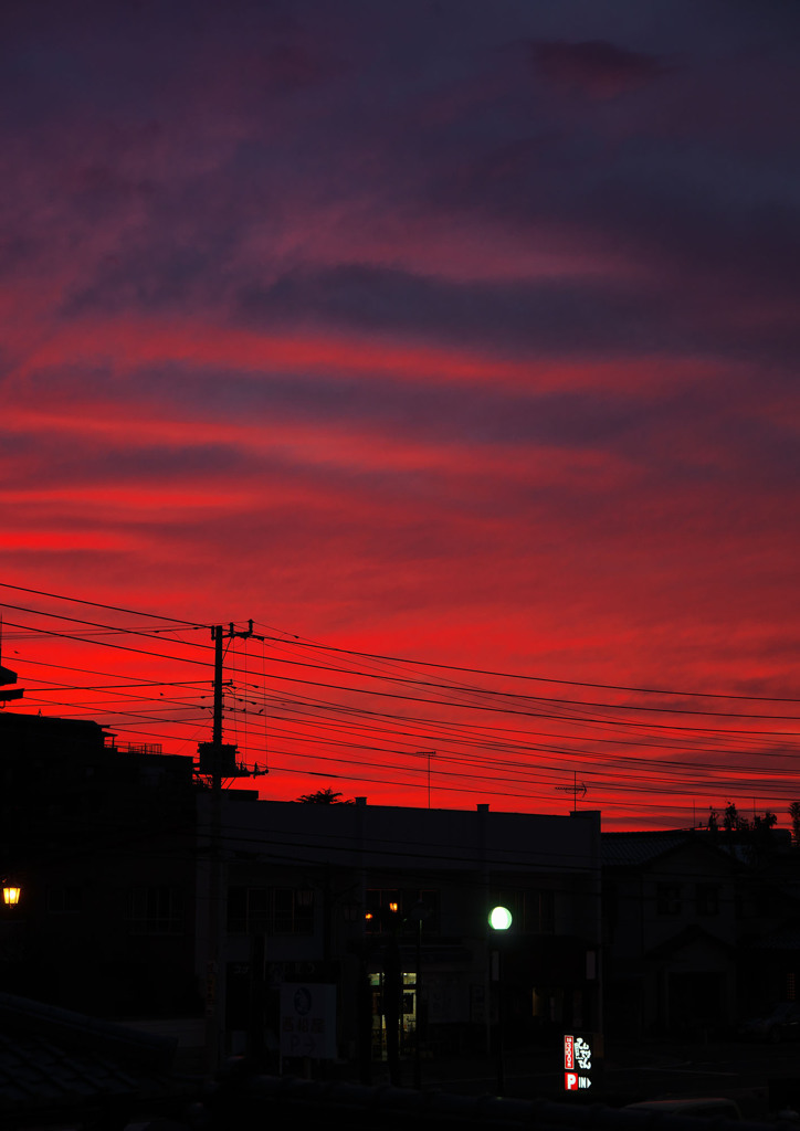 夕焼け空