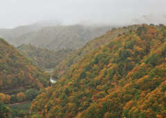 山間の秋