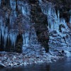 三十槌の氷柱