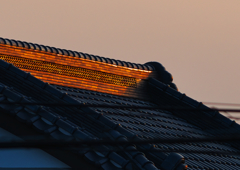 夕暮れ