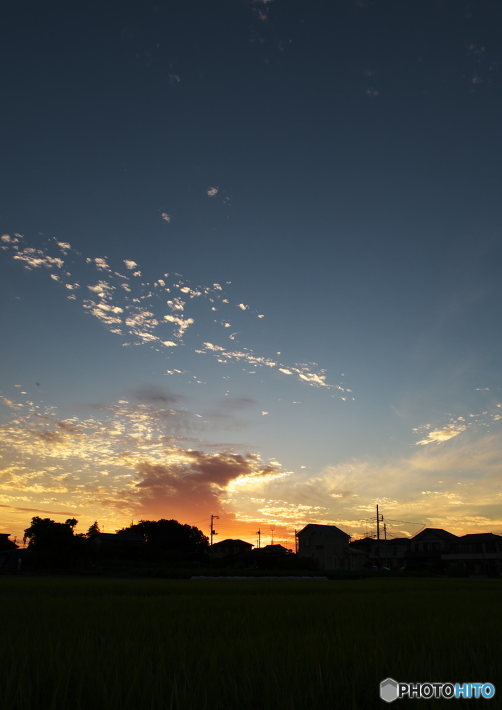 夕暮れ