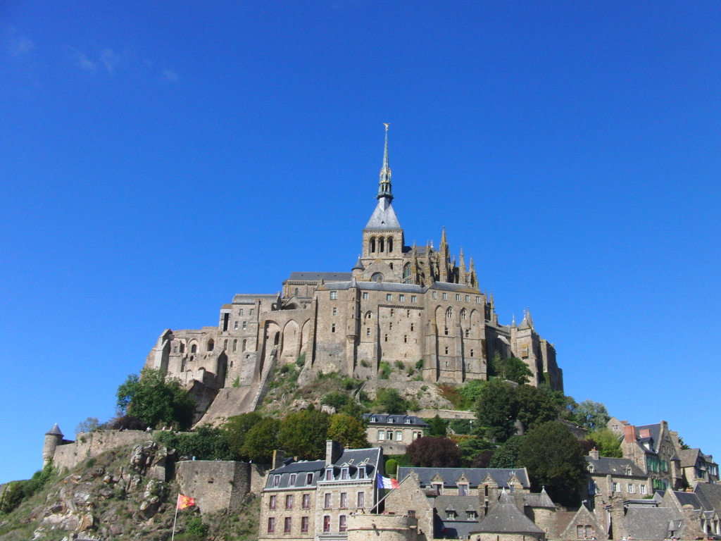 モン・サン・ミシェル近景