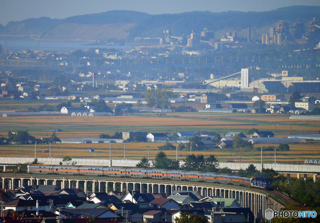 2015.10.07 今朝の8009ﾚ：天空を舞う（２）