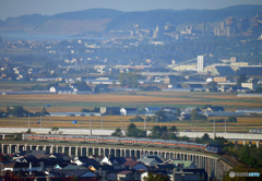 2015.10.07 今朝の8009ﾚ：天空を舞う（２）