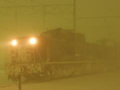 2015.02.09 気温-9℃・風速9㍍の鉄道情景(3)