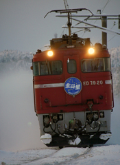 2015.02.11 津軽海峡線で北斗星と最初の遭遇ぅぅぅ♪