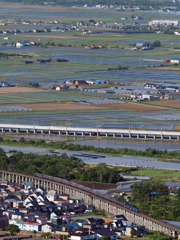 2015.06.06 今朝の8009ﾚ：澄んだ空気の中、疾走