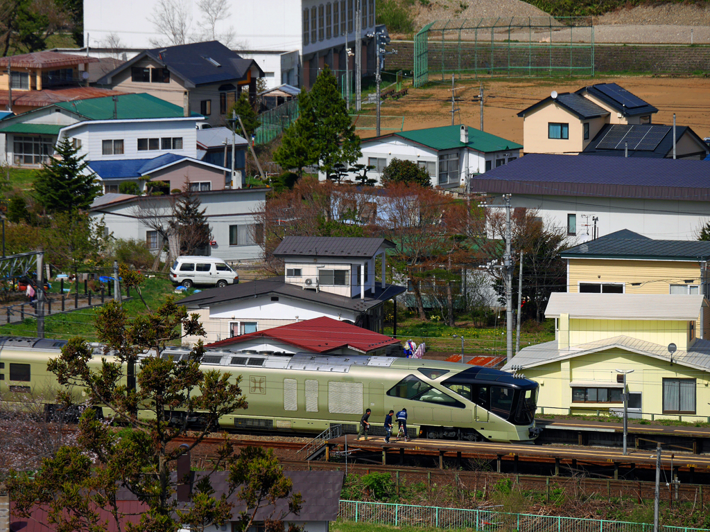 2017.05.03 エイリアン、道南いさりび鉄道線へ入線